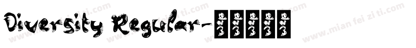 Diversity Regular字体转换